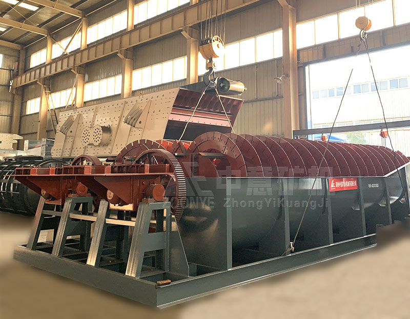 螺旋洗砂機展示2