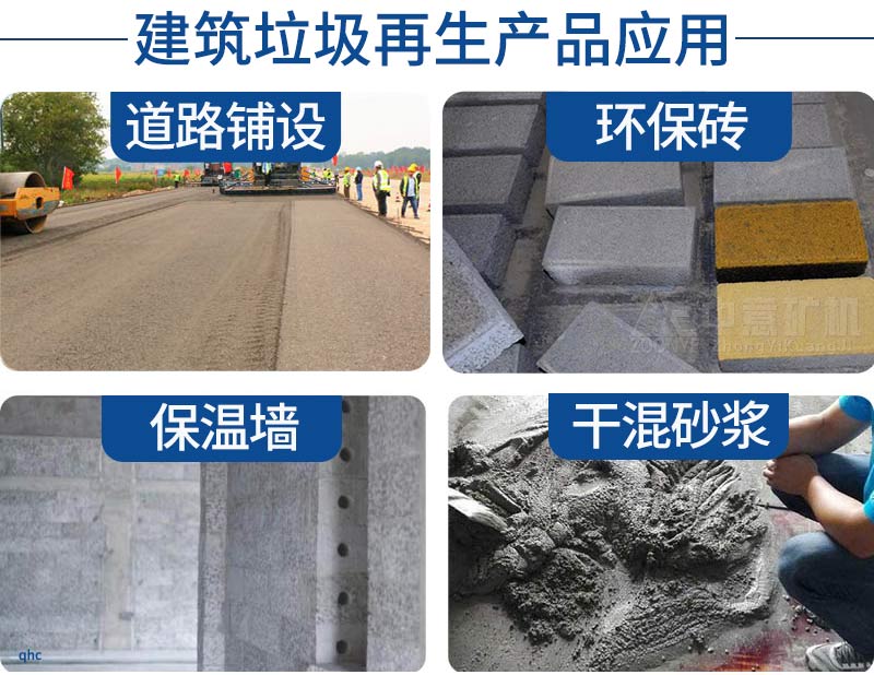 建筑垃圾再生產品應用