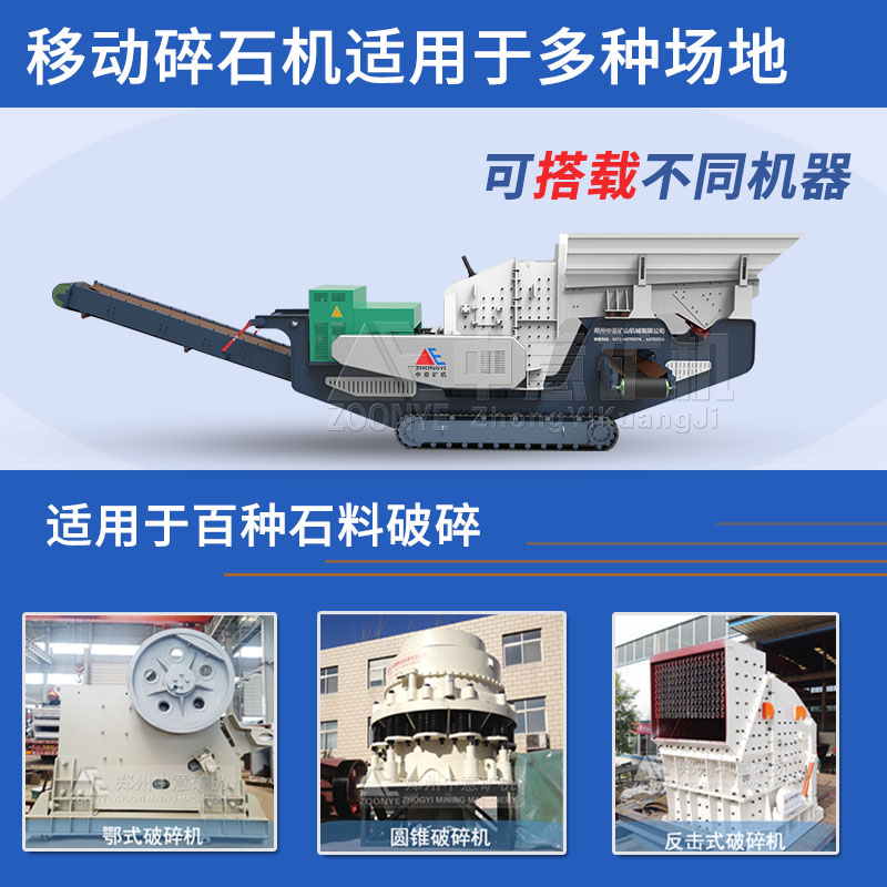 移動破碎機搭配