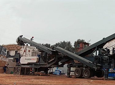 深圳建筑垃圾破碎站試運行現(xiàn)場